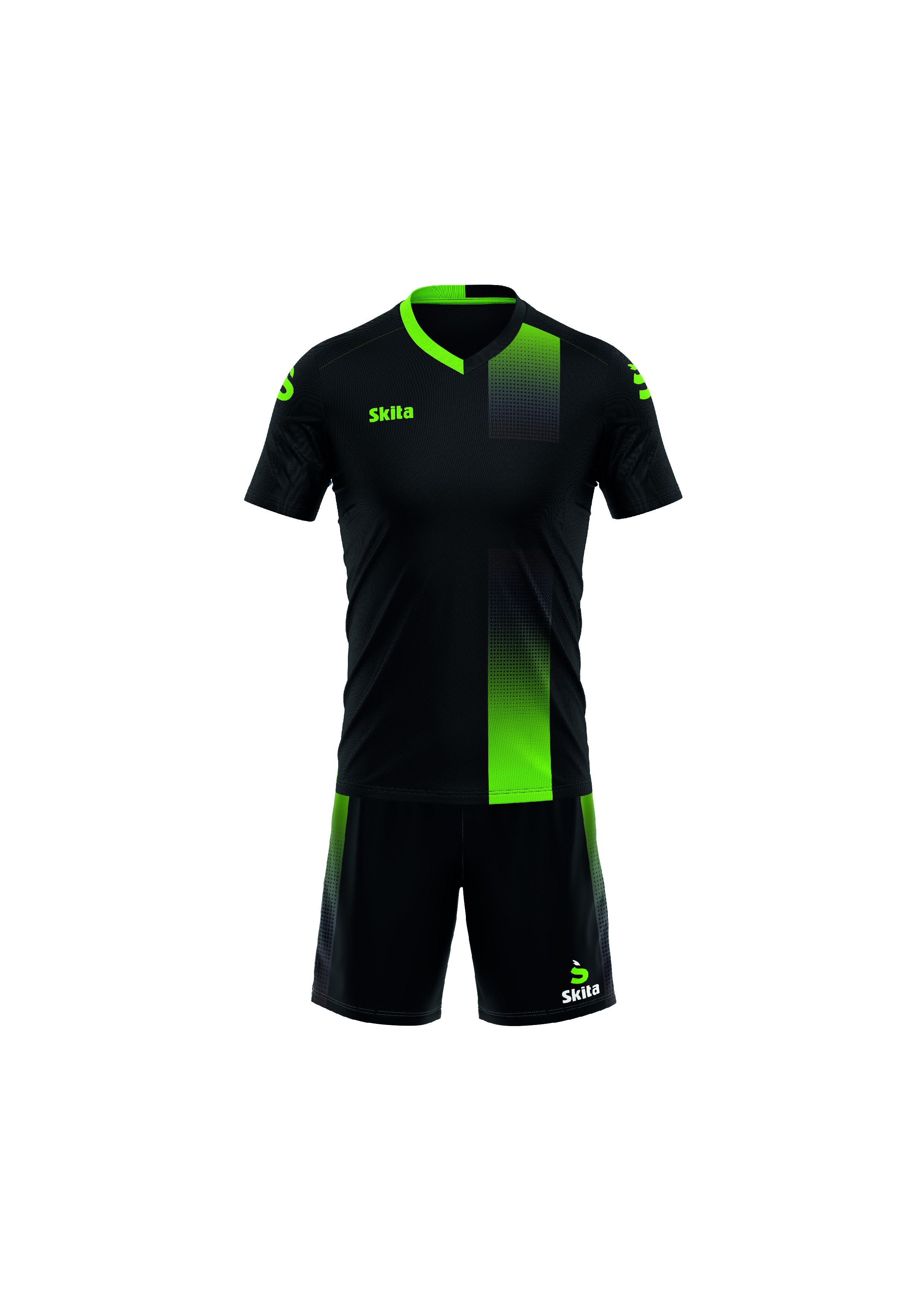 TAVIRA (noir / vert fluo)